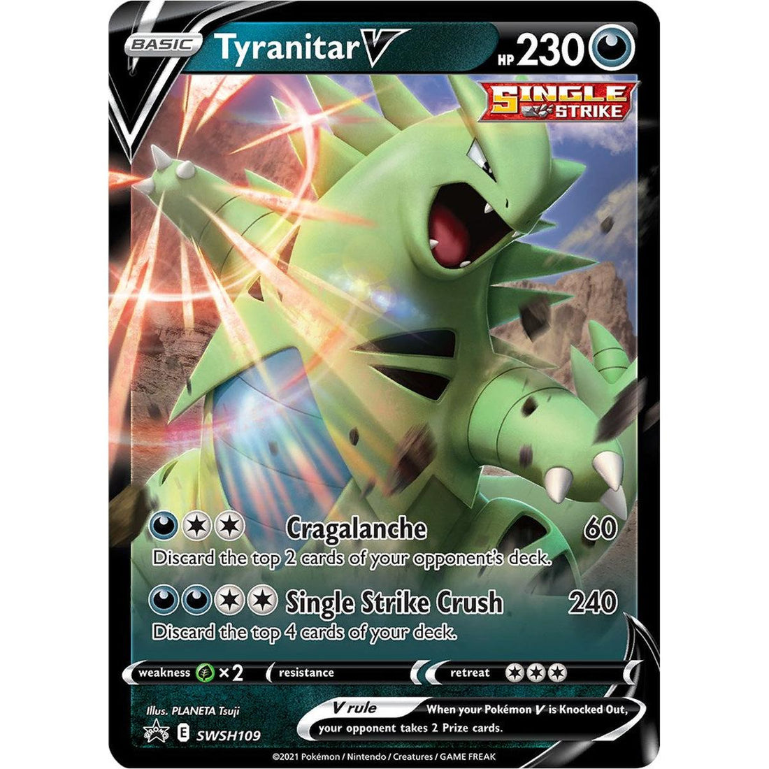 Tyranitar V - SWSH109