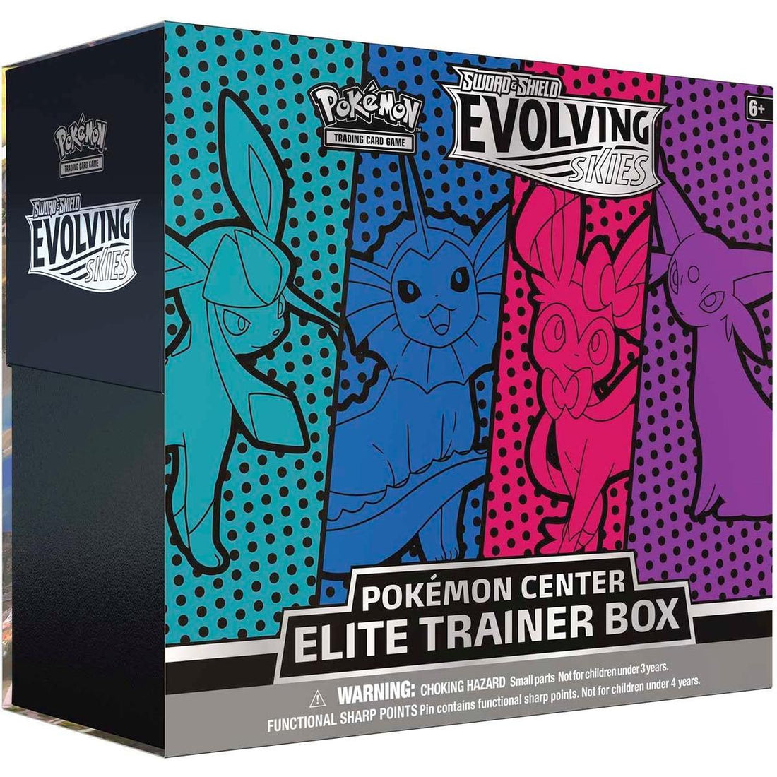 Evolving Skies Pokemon Center Elite Trainer Box [Glaceon/Vaporeon/Sylveon/Espeon] (Exclusive)