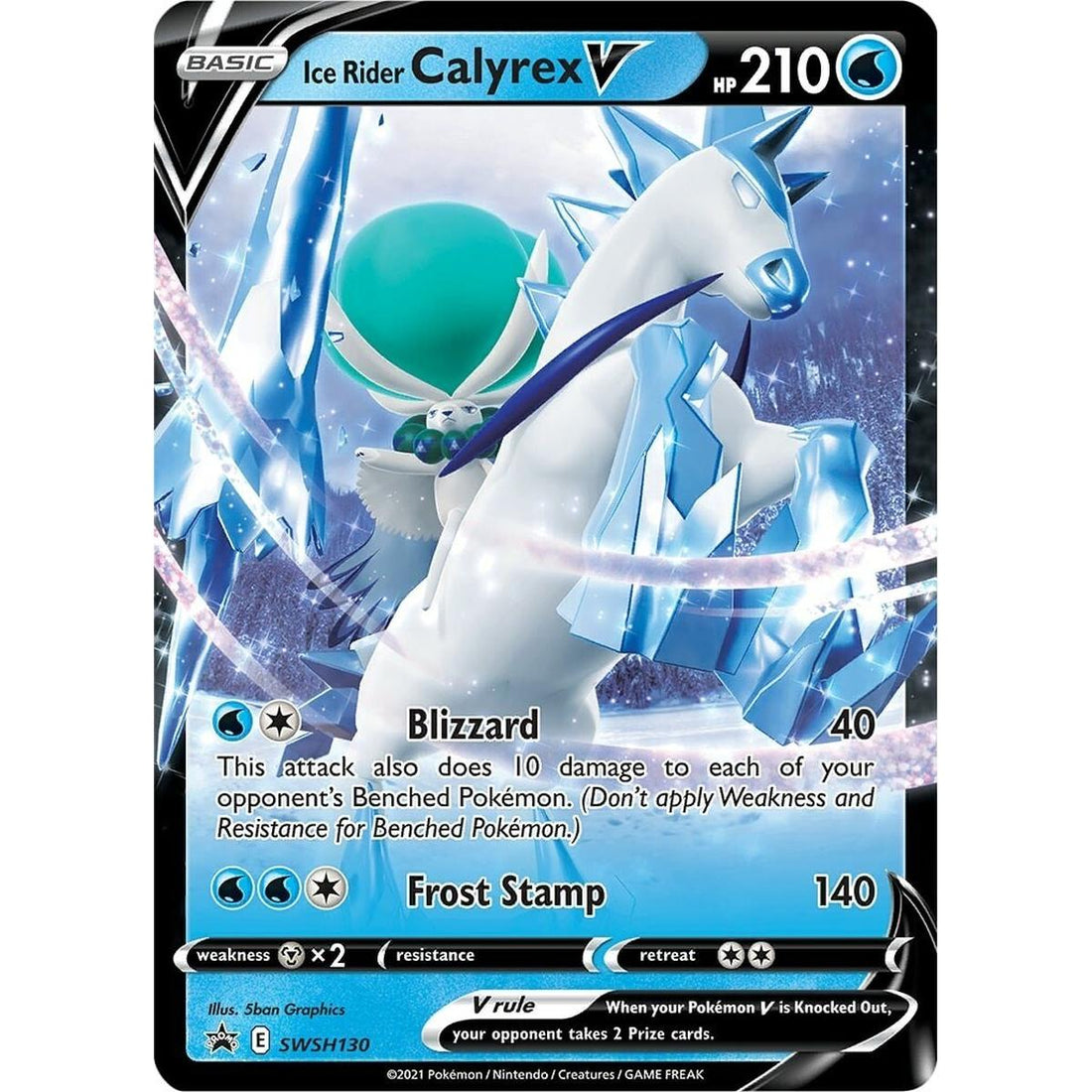 Ice Rider Calyrex V - SWSH130