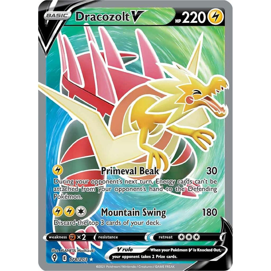 Dracozolt V (Full Art)