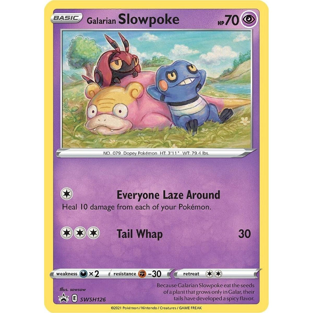 Galarian Slowpoke - SWSH126