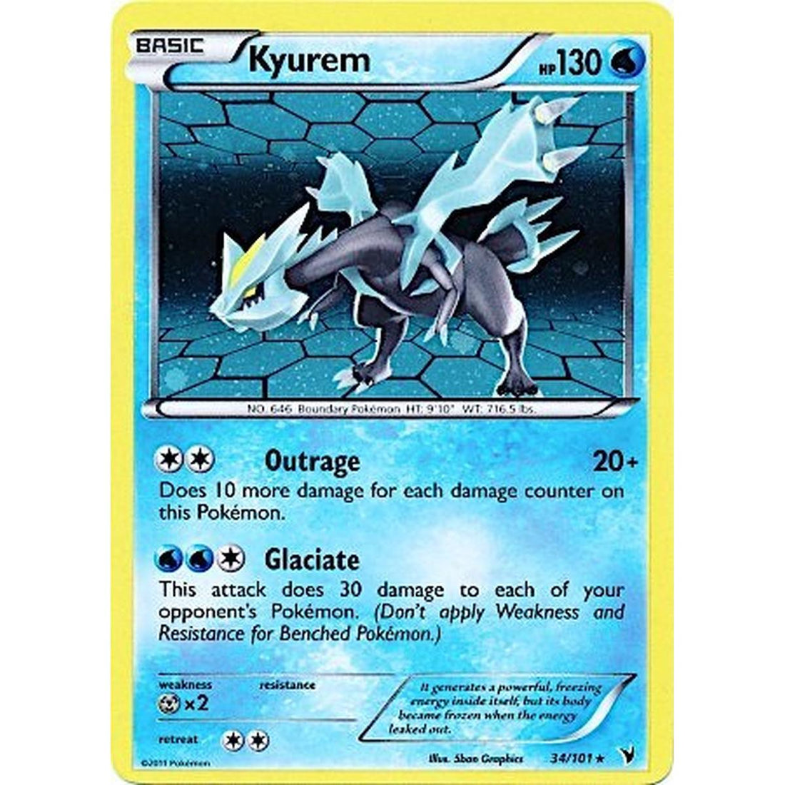 Kyurem - 34/101 (Cosmos Holo)