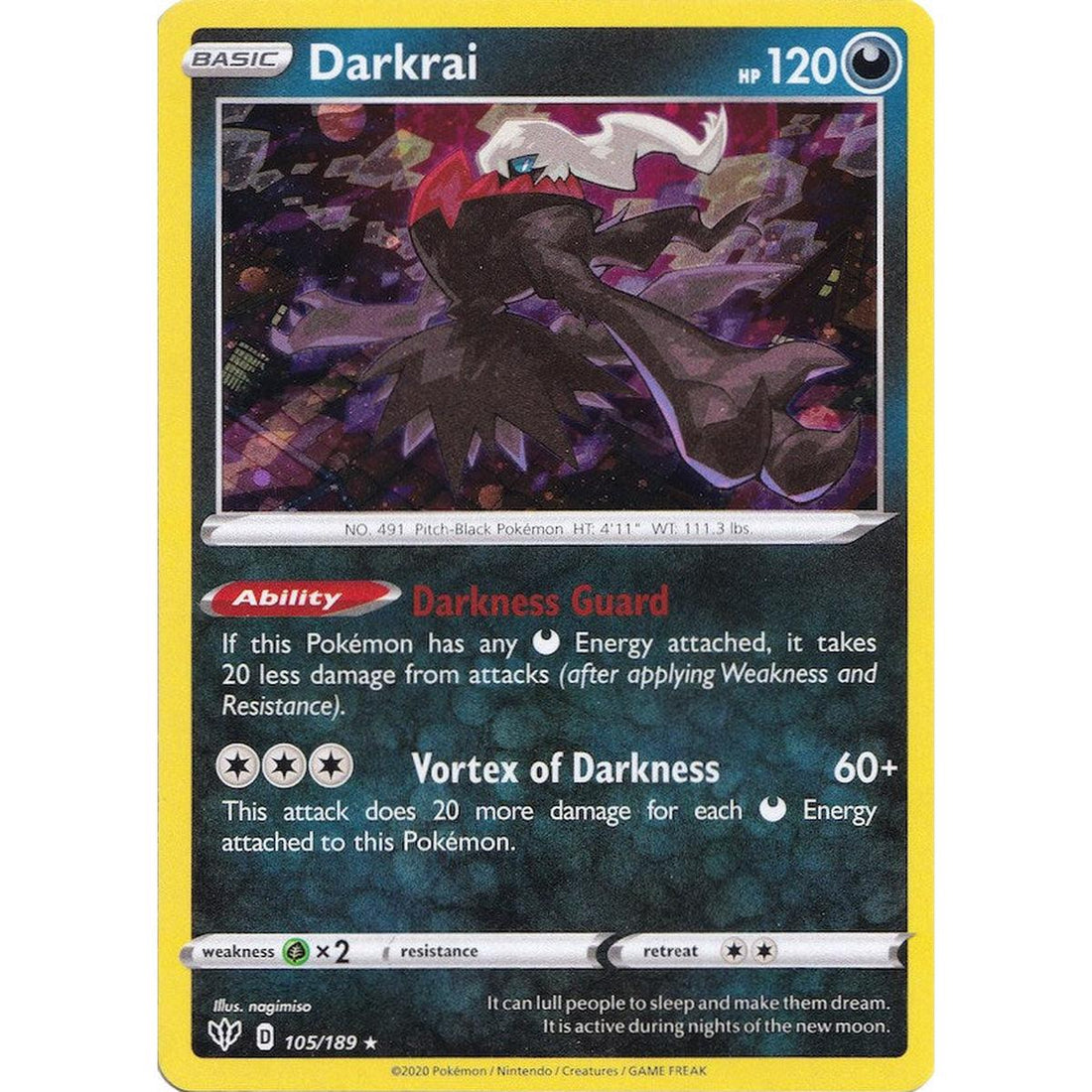 Darkrai - 105/189 (Cosmos Holo)