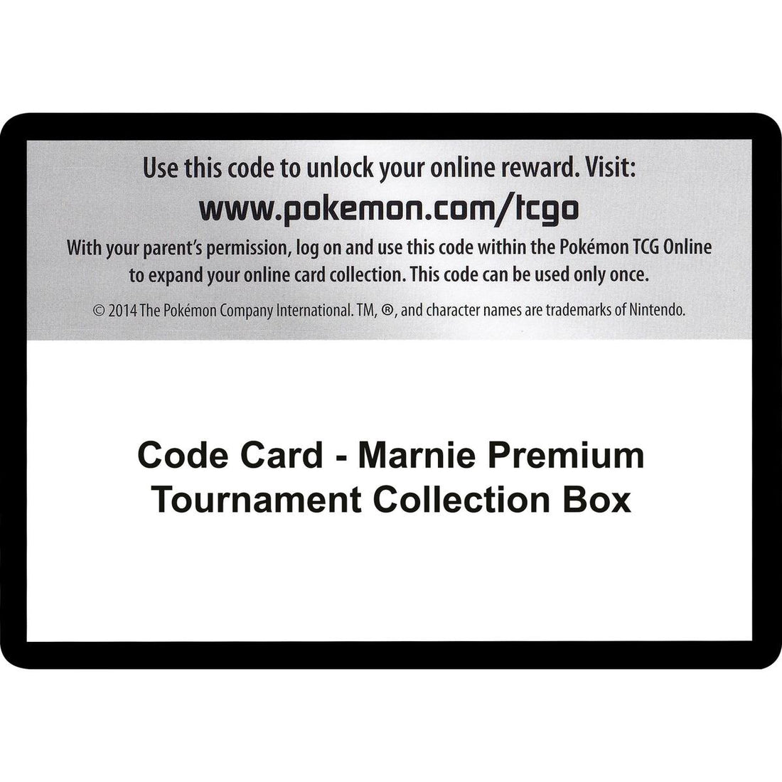 Code Card - Marnie Premium Tournament Collection Box