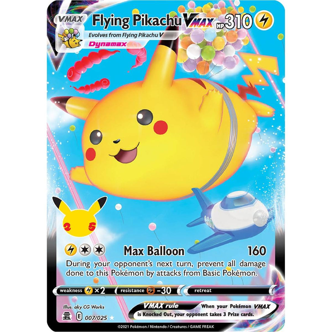 Flying Pikachu VMAX