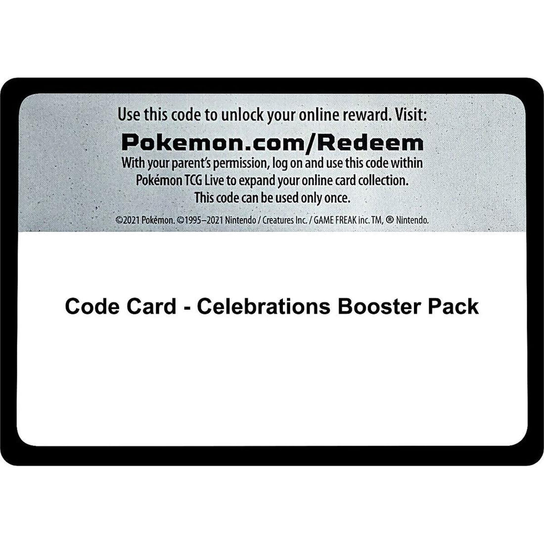 Code Card - Celebrations Booster Pack