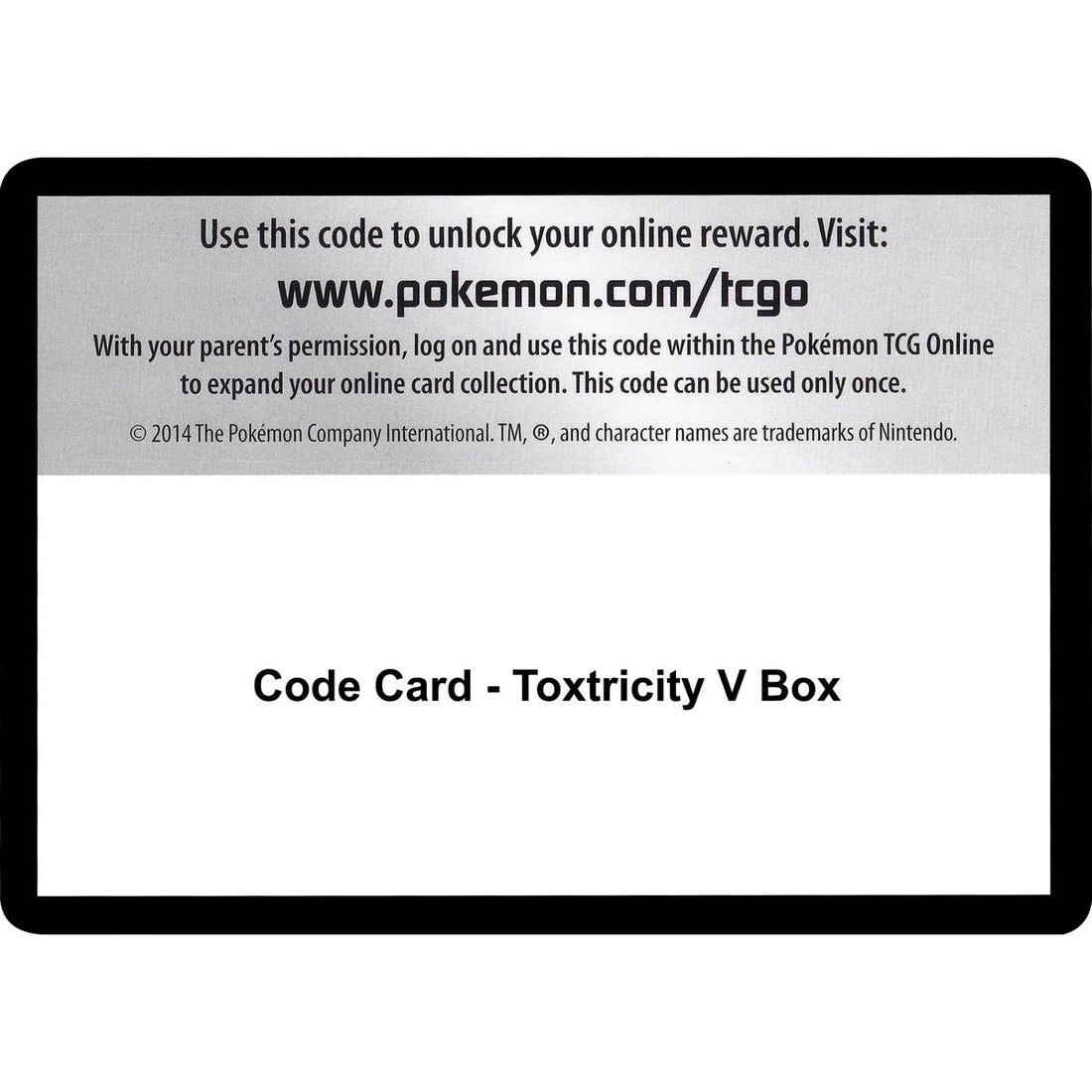 Code Card - Toxtricity V Box