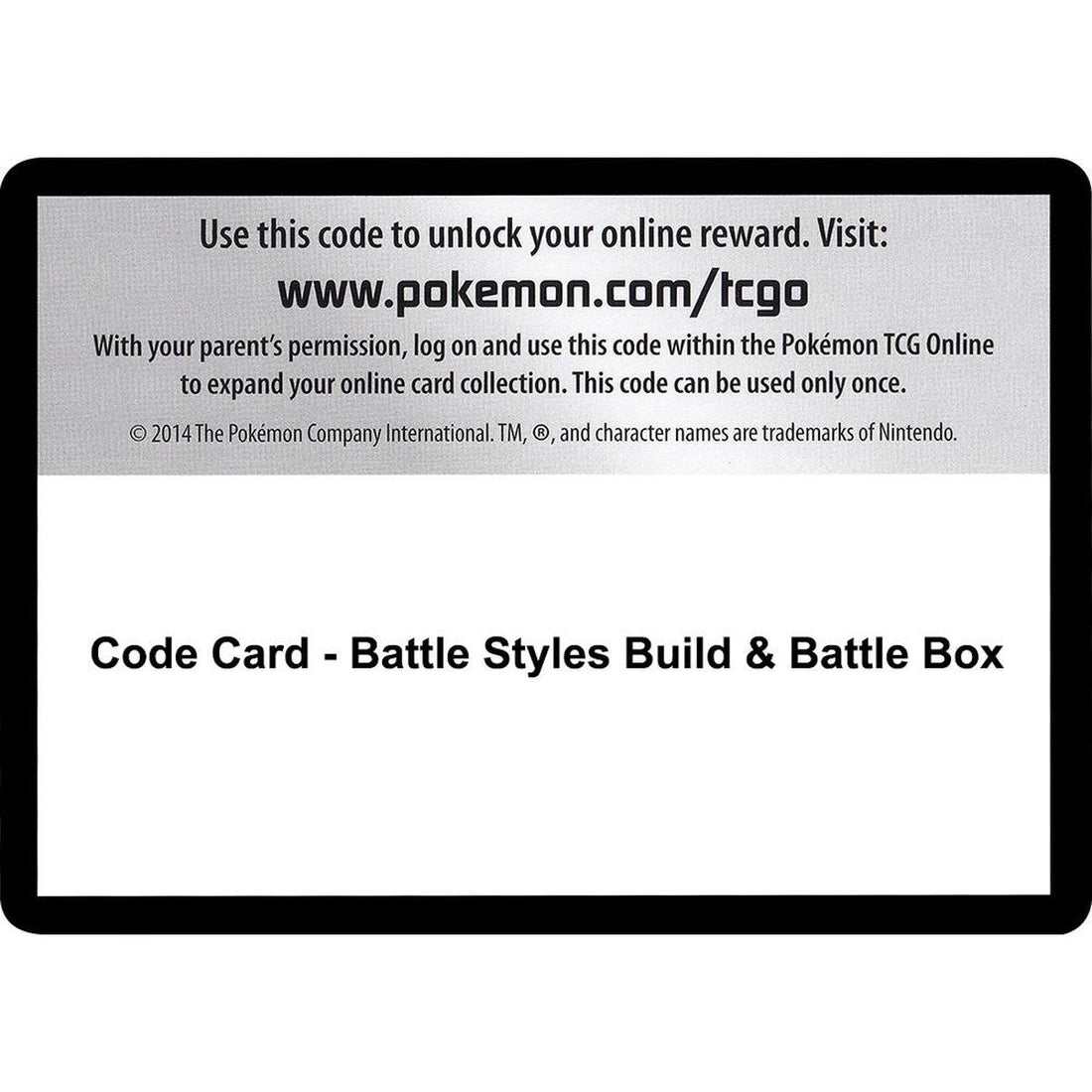Code Card - Battle Styles Build & Battle Box
