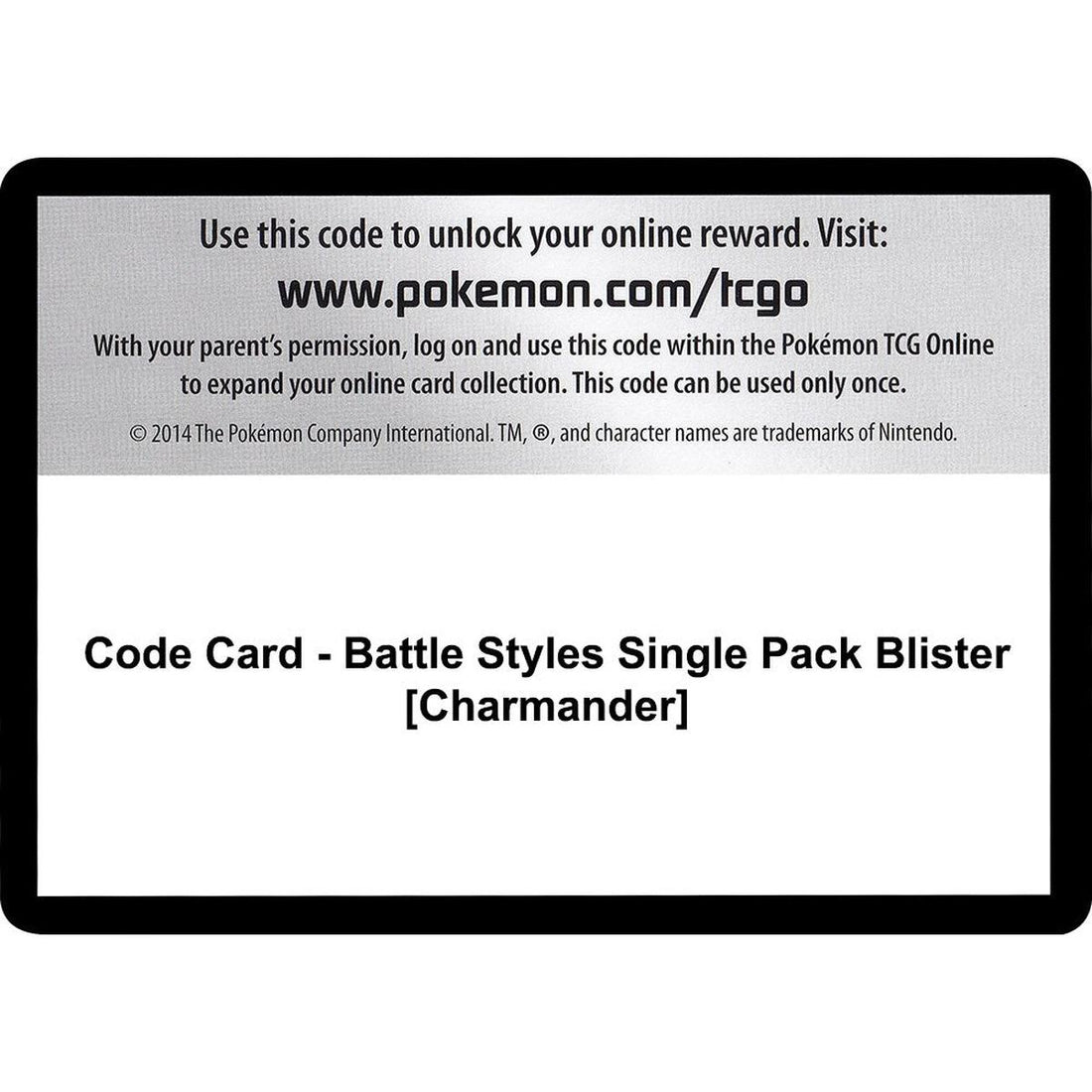 Code Card - Battle Styles Single Pack Blister [Charmander]