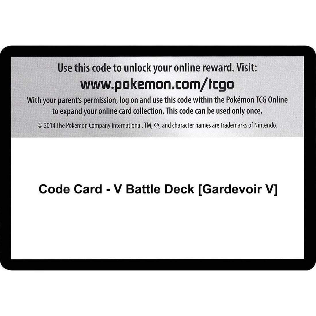 Code Card - V Battle Deck [Gardevoir V]