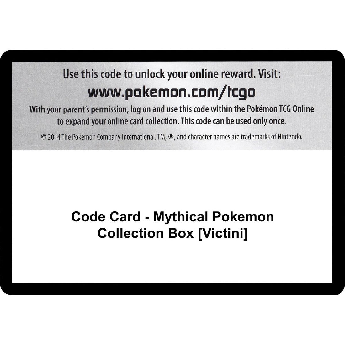 Code Card - Mythical Pokemon Collection Box [Victini]