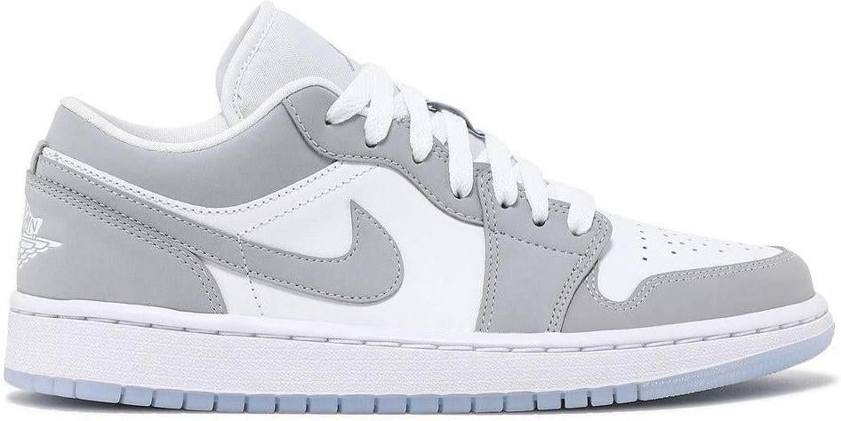 Wmns Air Jordan 1 Low White Wolf Grey