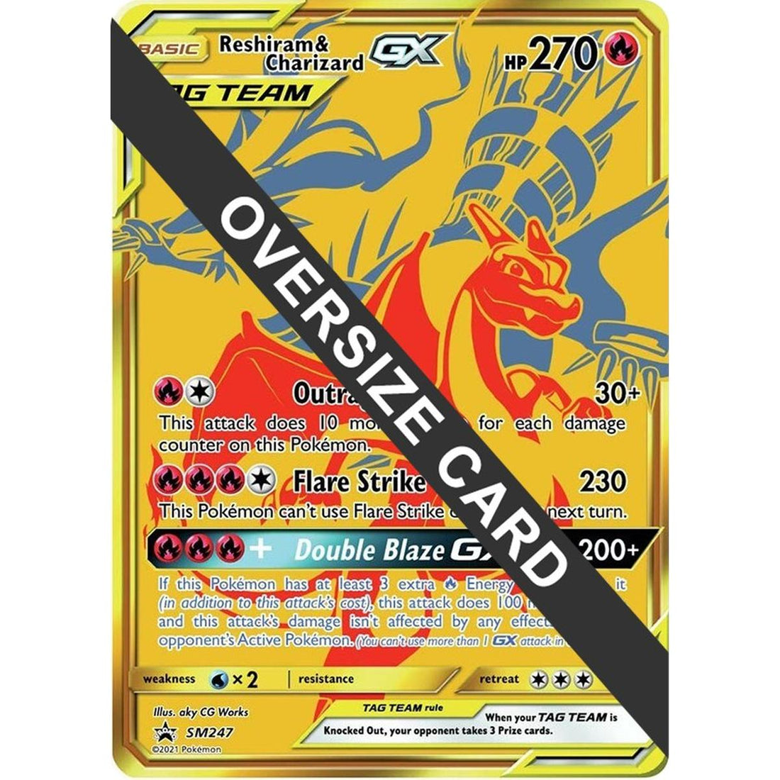 Reshiram & Charizard GX - SM247