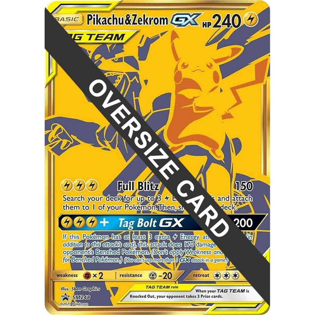 Pikachu & Zekrom GX - SM248
