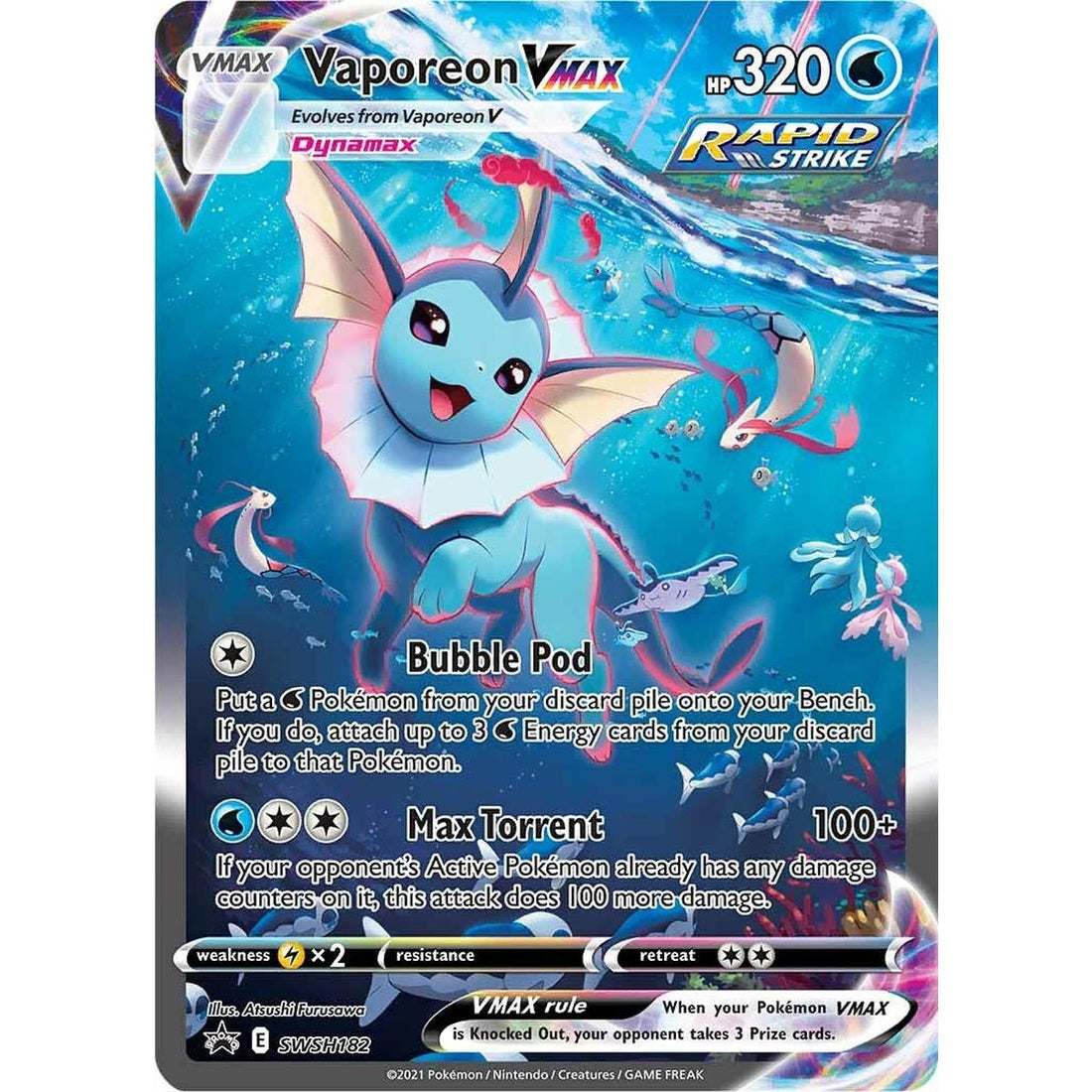 Vaporeon VMAX - SWSH182