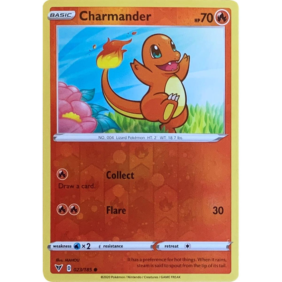 Charmander - 023/185 (Reverse Cosmos Holo)