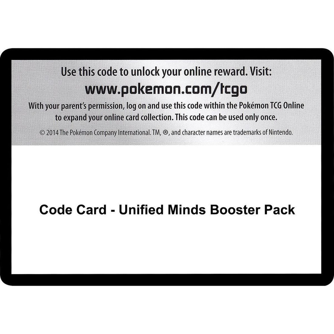 Code Card - Unified Minds Booster Pack