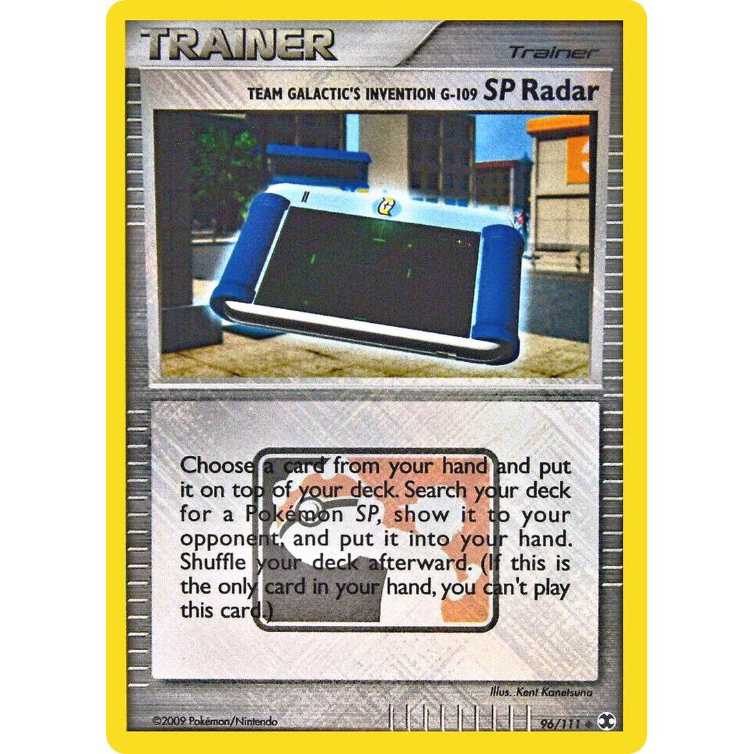 Team Galactic's Invention G-109 SP Radar - 96/111 (League Promo)
