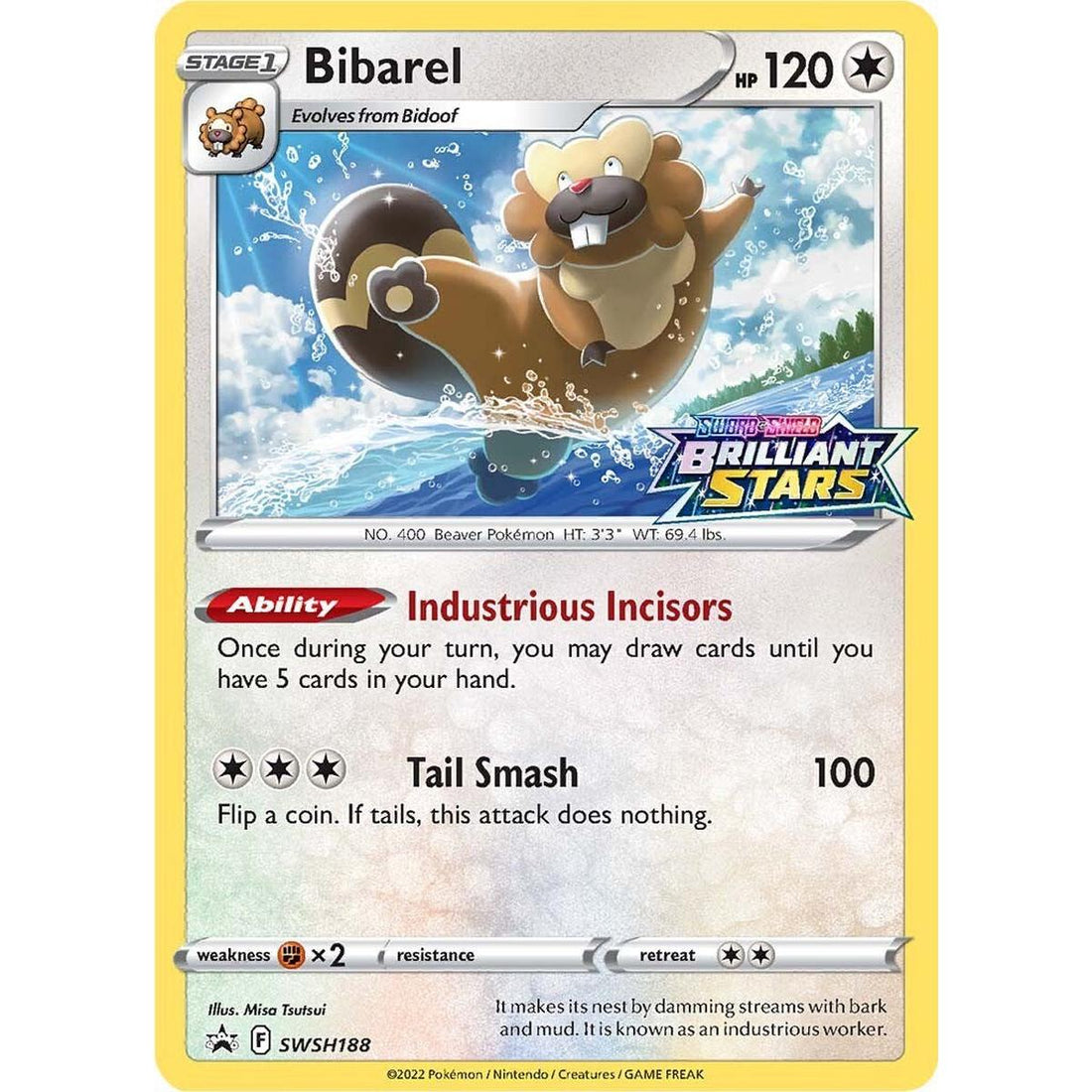 Bibarel - SWSH188