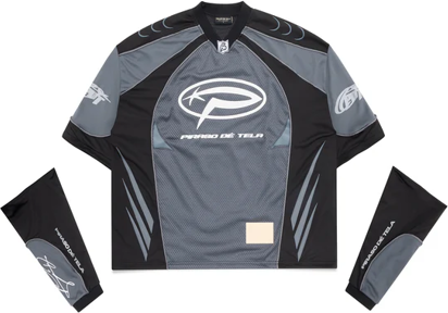 PIRASO DÉ TELA PERFORMANCE REWORKED JERSEY BLACK
