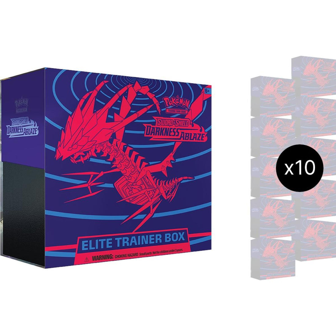 Darkness Ablaze Elite Trainer Box Case