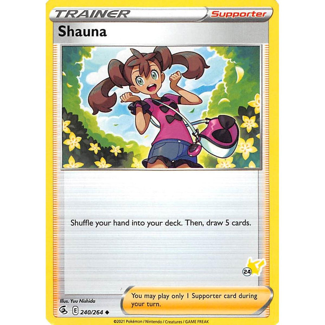 Shauna - 240/264 (#24 Pikachu Stamped)