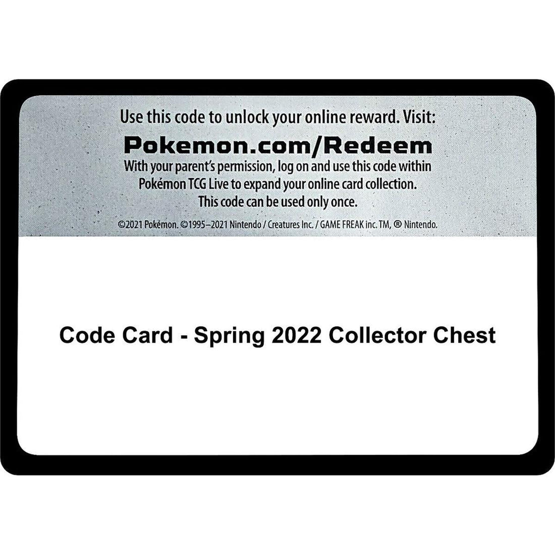 Code Card - Spring 2022 Collector Chest
