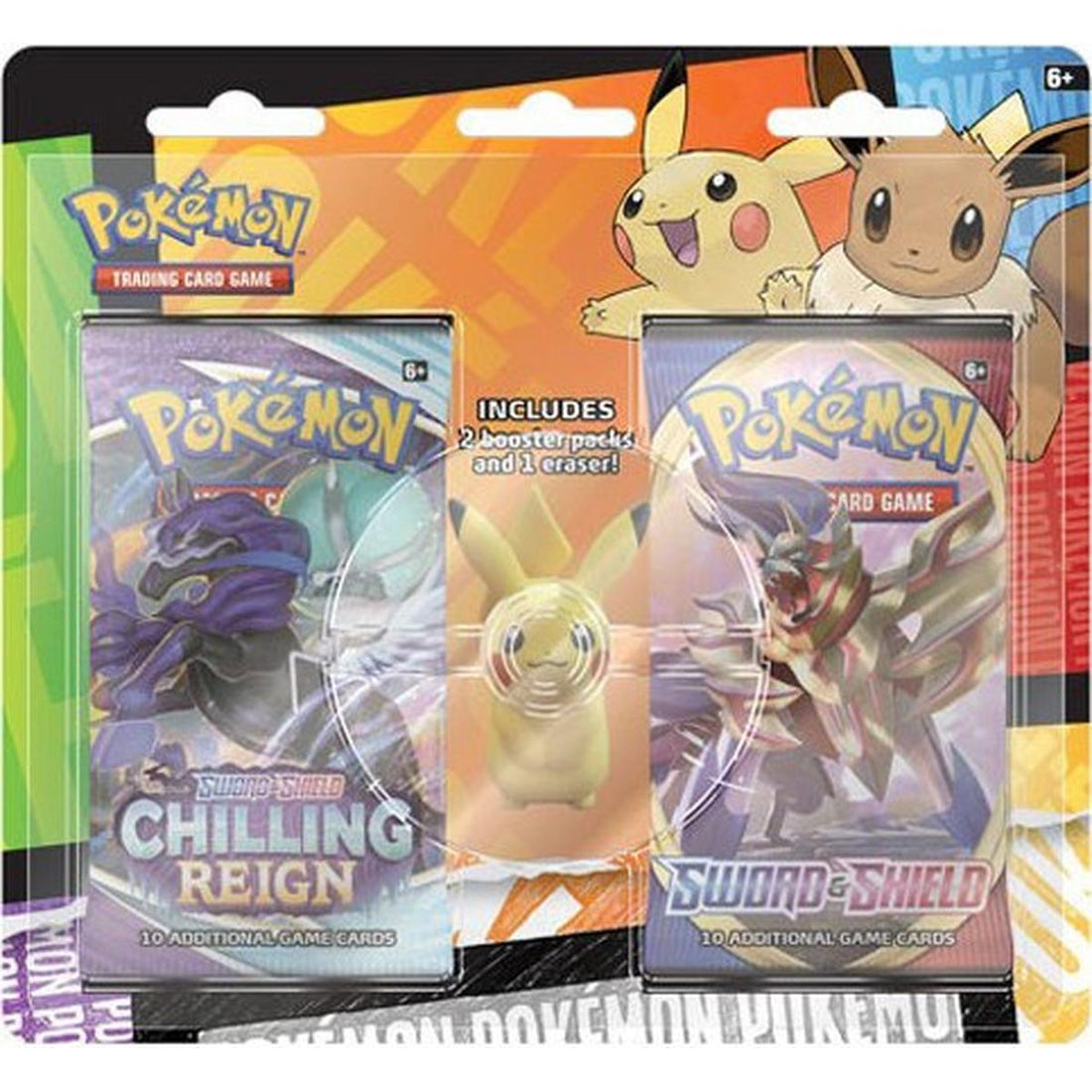 Pokemon TCG: Back to School Eraser Blister [Pikachu]