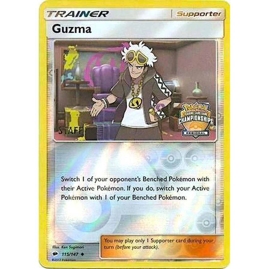 Guzma - 115/147 (Regional Championships) [Staff]