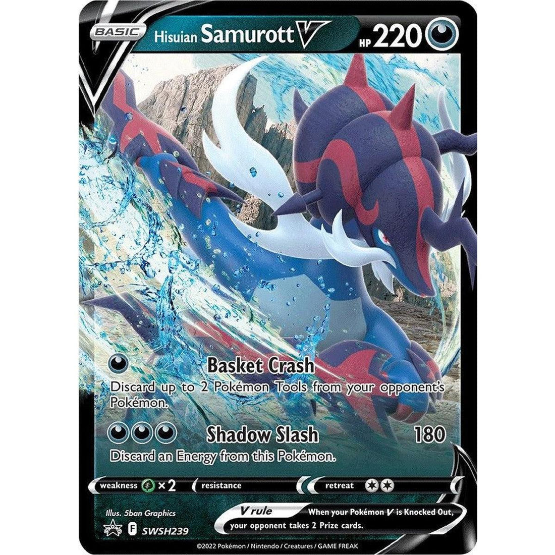 Hisuian Samurott V - SWSH239