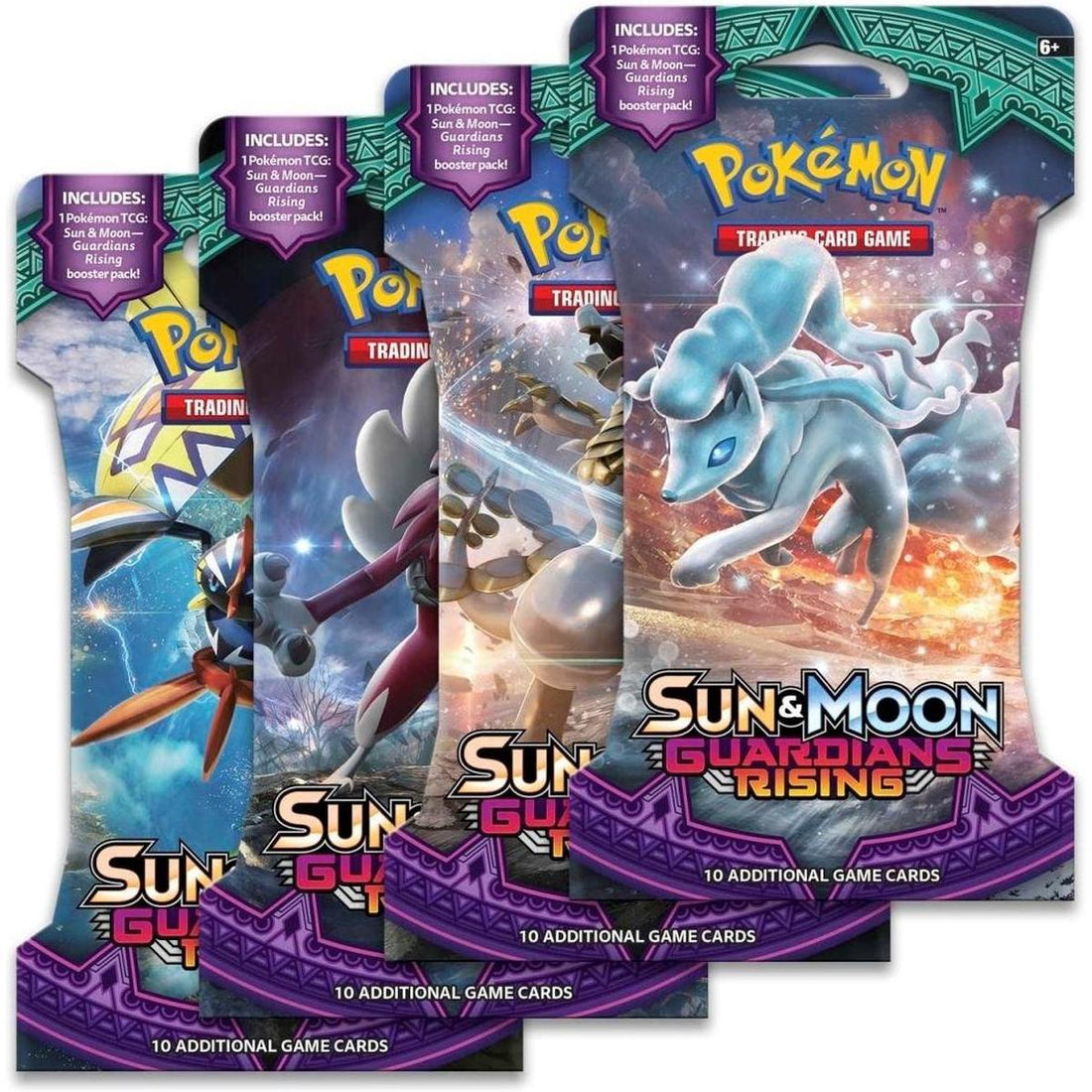 Guardians Rising Sleeved Booster Pack Art Bundle [Set of 4]