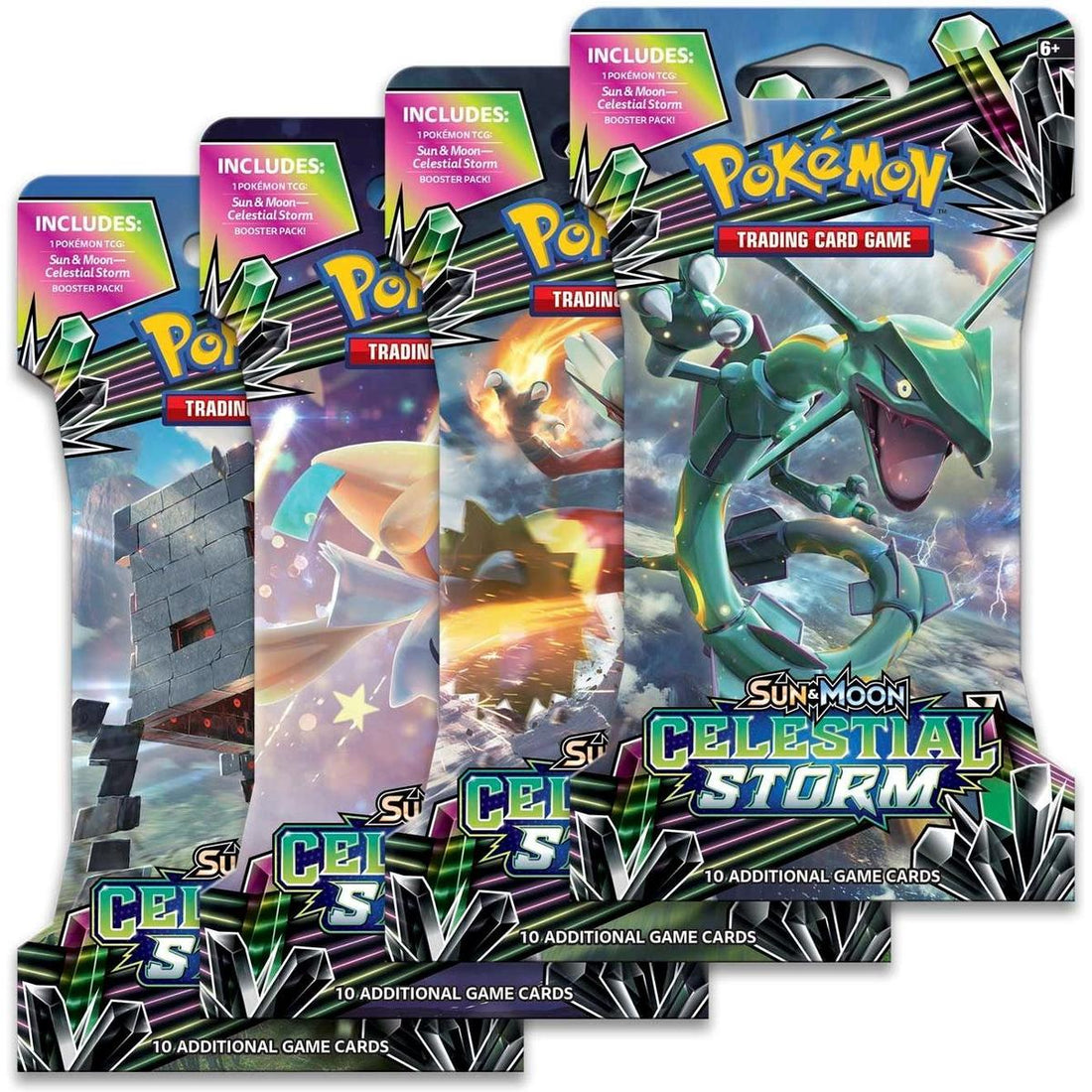 Celestial Storm Sleeved Booster Pack Art Bundle [Set of 4]