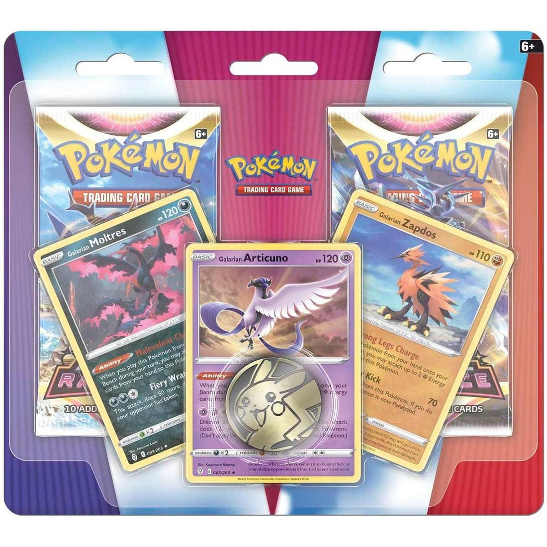 Enhanced 2-Pack Blister Pack [Galarian Articuno, Galarian Zapdos, & Galarian Moltres]