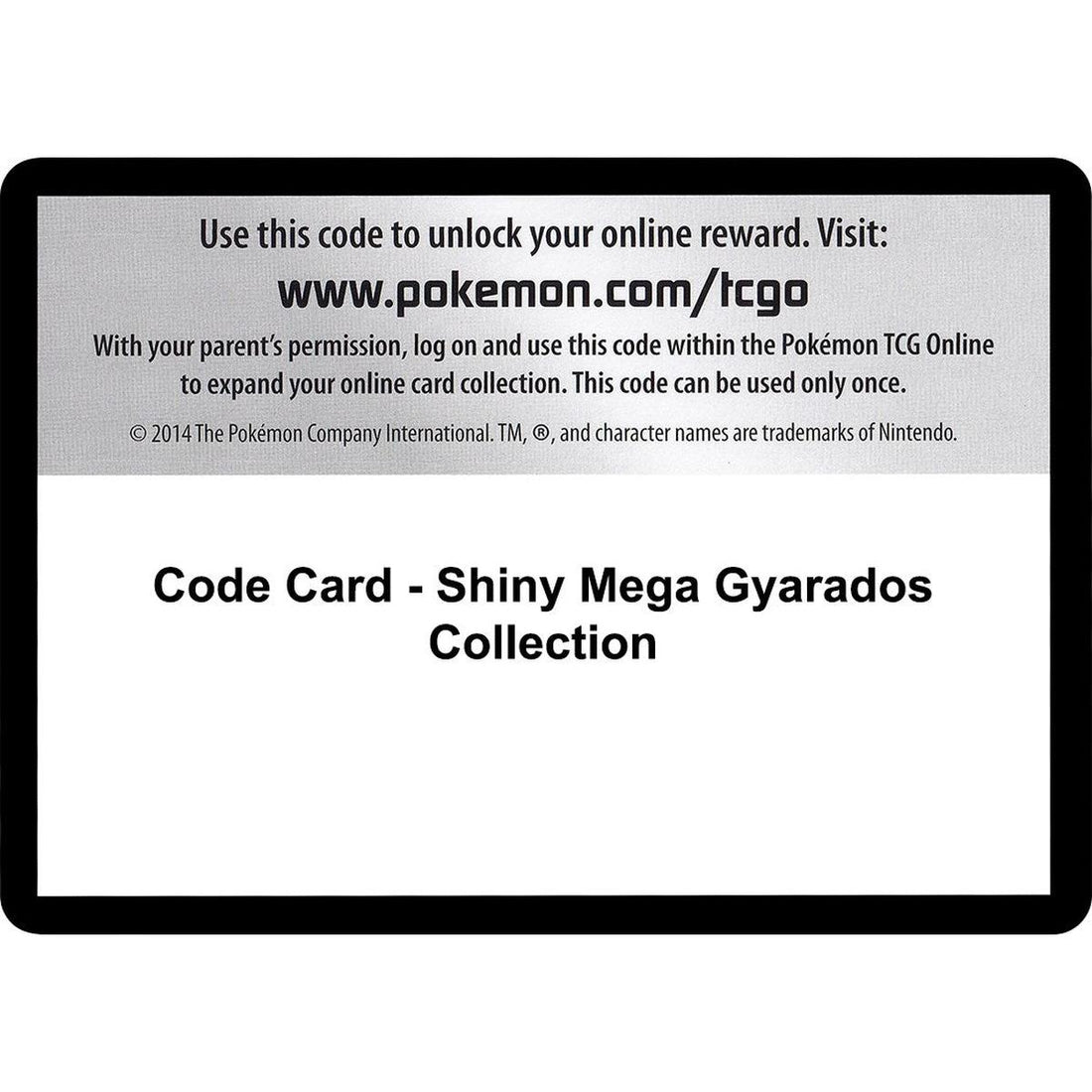 Code Card - Shiny Mega Gyarados Collection