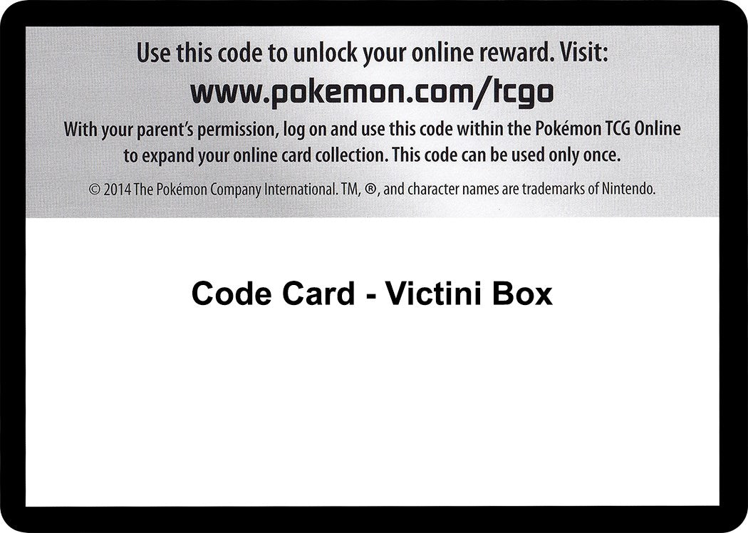 Code Card - Victini Box