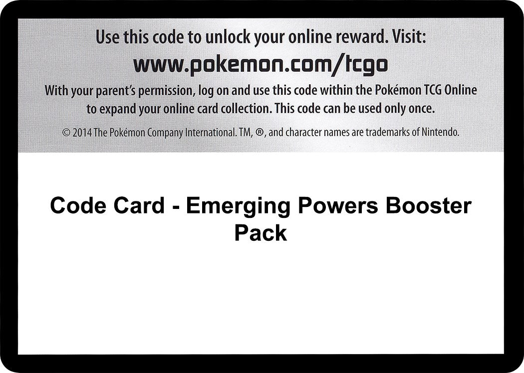 Code Card - Emerging Powers Booster Pack