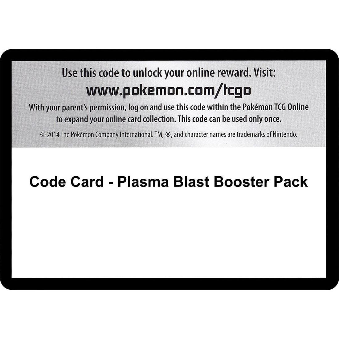 Code Card - Plasma Blast Booster Pack