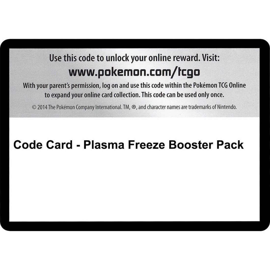 Code Card - Plasma Freeze Booster Pack