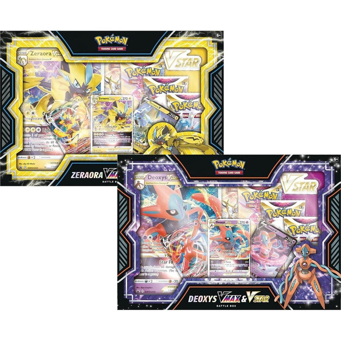 Deoxys/Zeraora VMAX & VSTAR Battle Box [Set of 2]