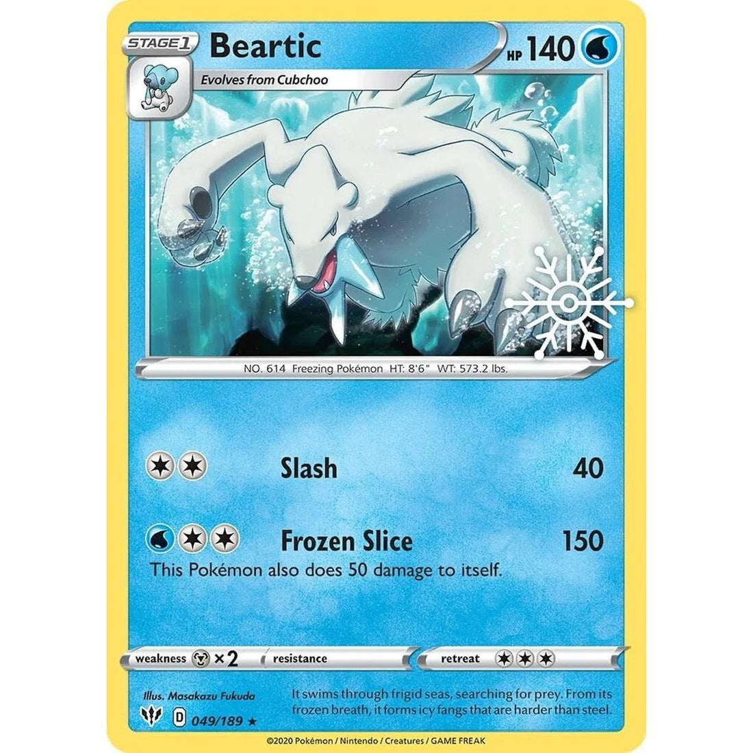 Beartic - 049/189 (Holiday Calendar)
