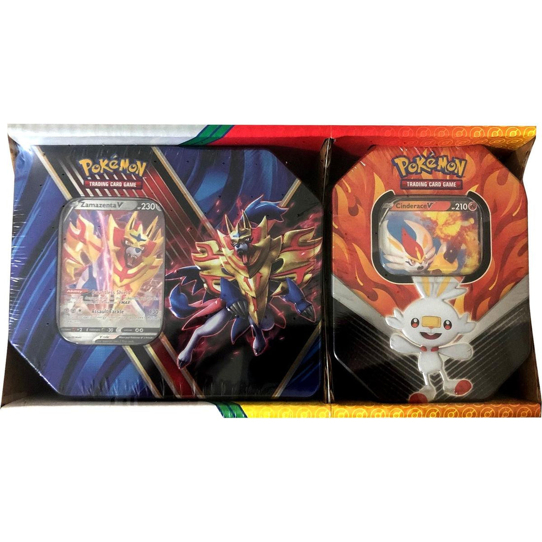 Legends of Galar Tin + Galar Partners Tin 2-pack [Zamazenta V/Cinderace V] (Retail Exclusive)