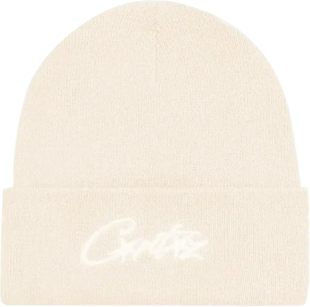 Corteiz Allstarz Folded Beanie Cream