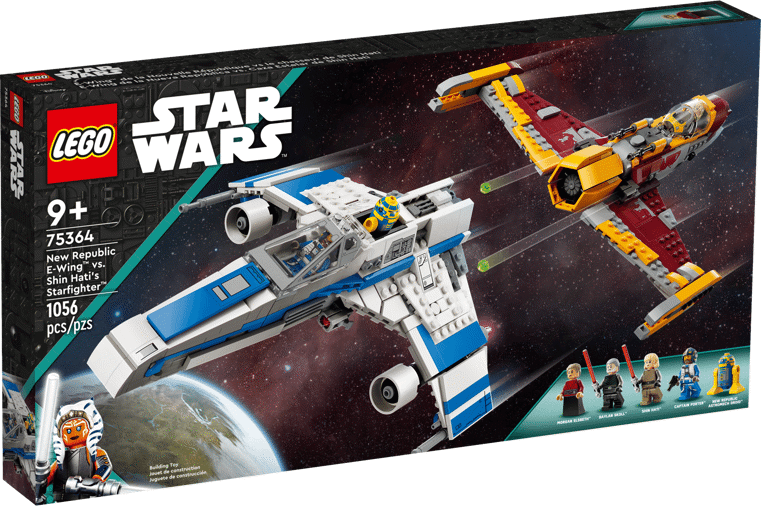 LEGO Star Wars 75364 New Republic E-Wing vs. Shin Hatis Starfighter