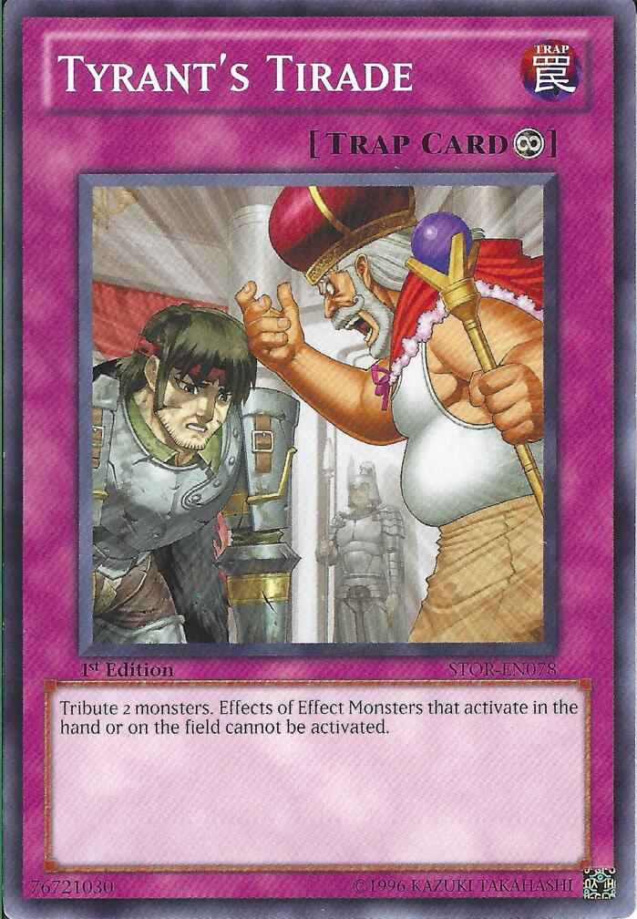 Tyrant's Tirade