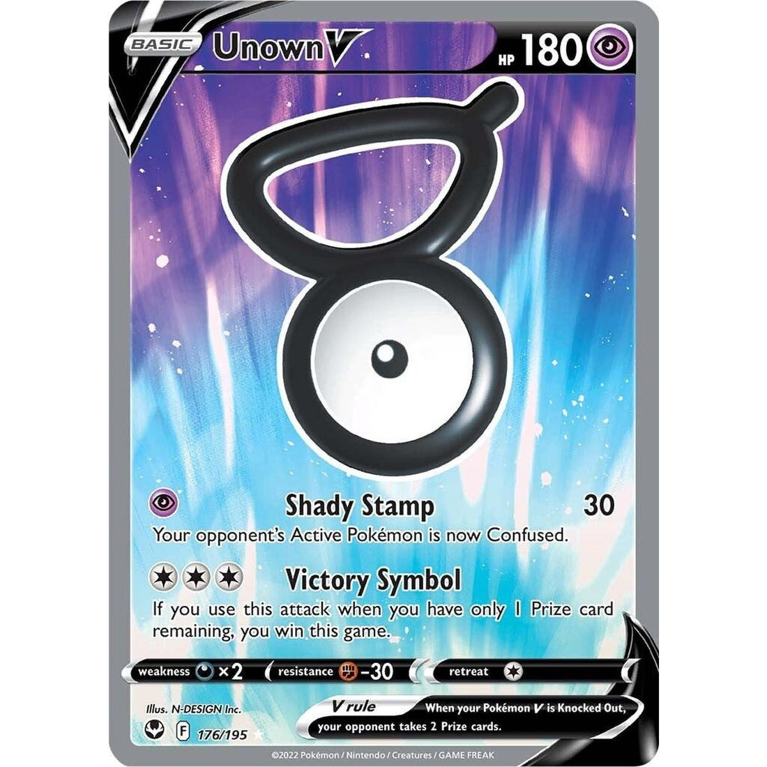 Unown V (Full Art)