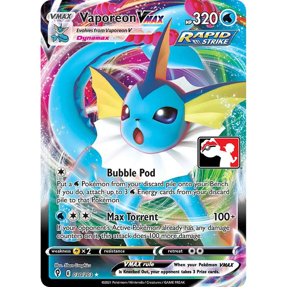 Vaporeon VMAX - 030/203
