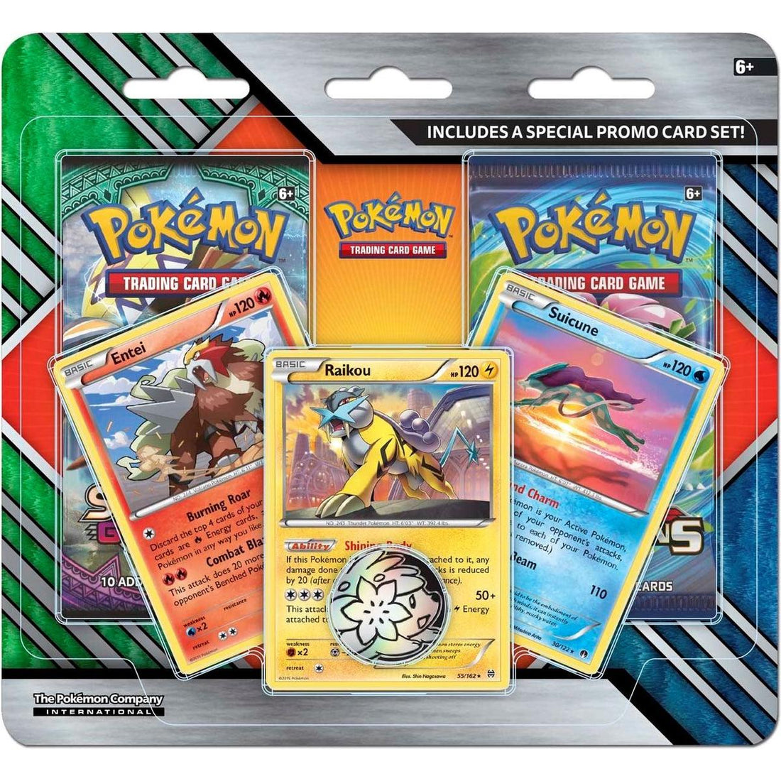 2-Pack Blister Pack [Raikou, Entei, & Suicune]