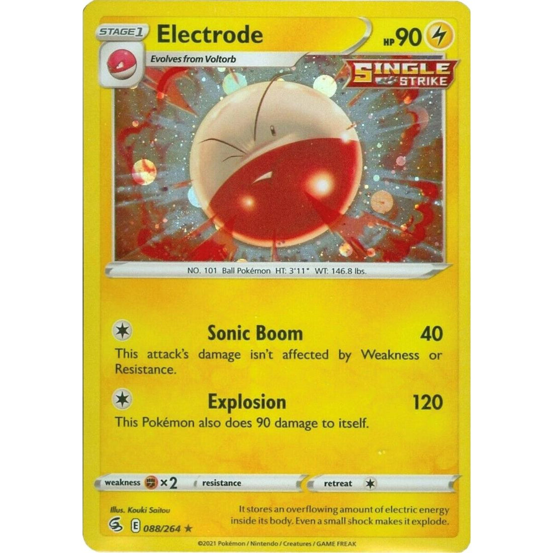 Electrode - 088/264 (Cosmos Holo)