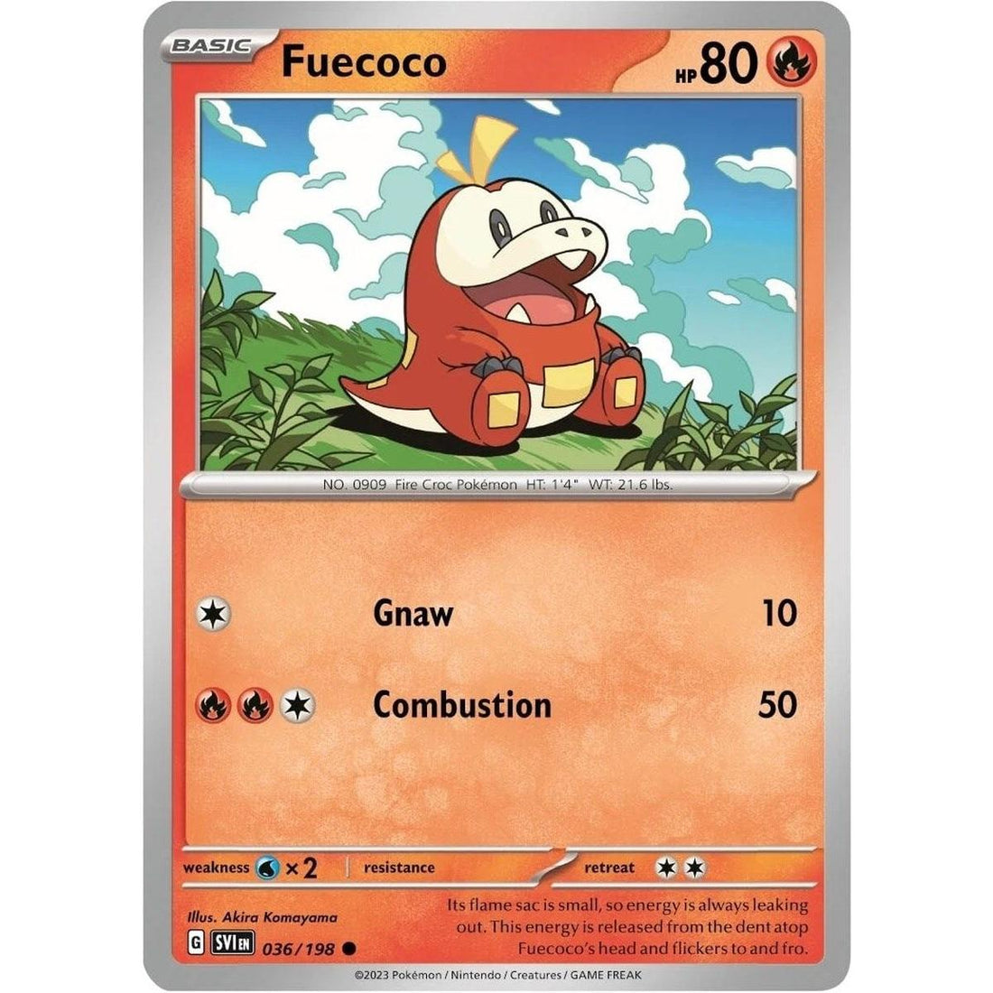 Fuecoco - 036/198 (Mirage Holo)
