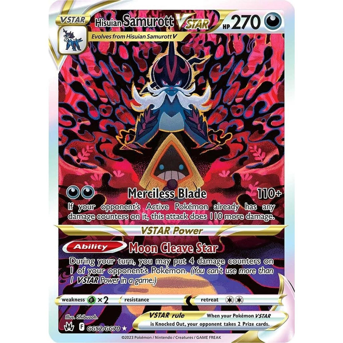 Hisuian Samurott VSTAR